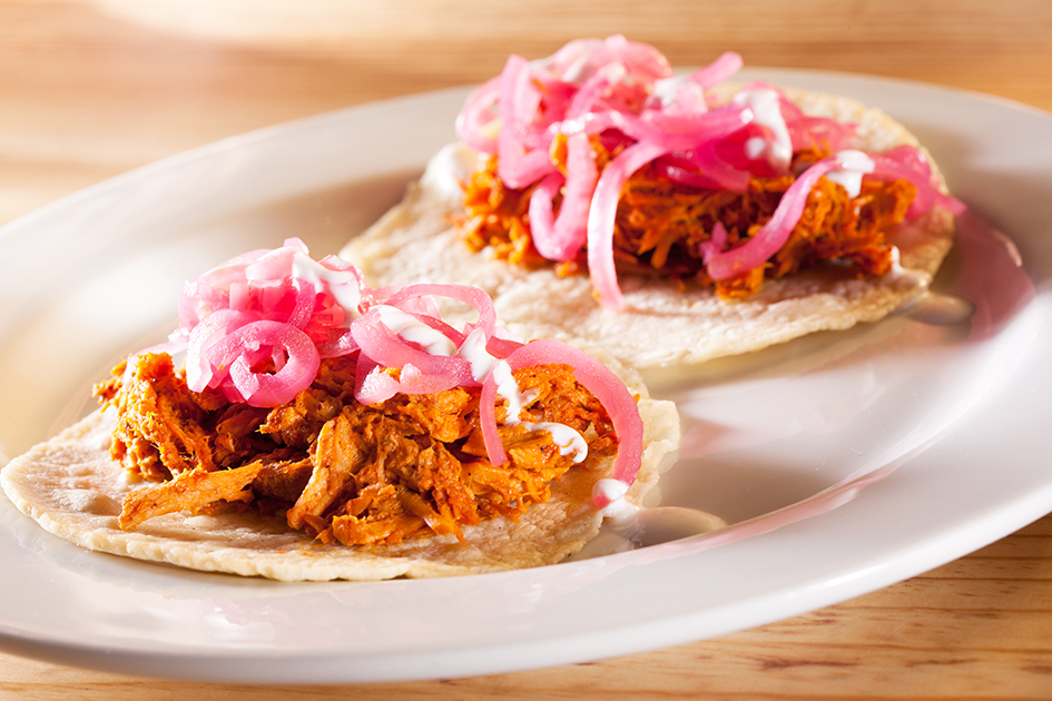 Tacos de cochinita pibil